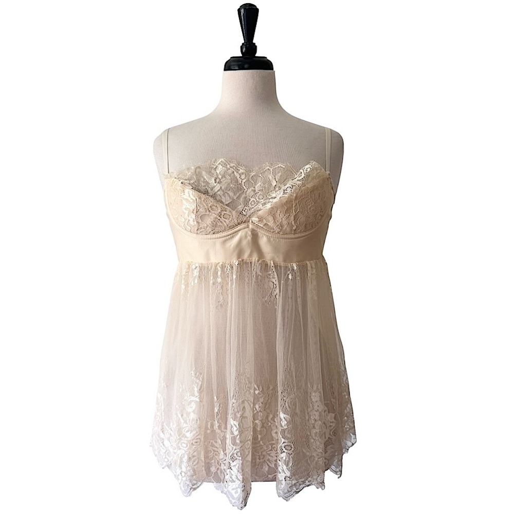 Vintage Lace Nighty Coquette Feminine
